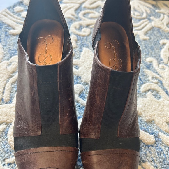 Jessica Simpson Ray Army Brown Vintage Nubuck Bootie Size 10 - Picture 3 of 4